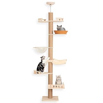 Amazon | PETTIFUL 【特注合板厚み15mm】 キャットタワー